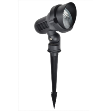 E - GC - 17: Đèn pha LED COB 7W ( Đèn pha ghim cỏ) - KT: Ø90mm x H340mm - Ánh sáng Xanh dương/Xanh lá/Đỏ