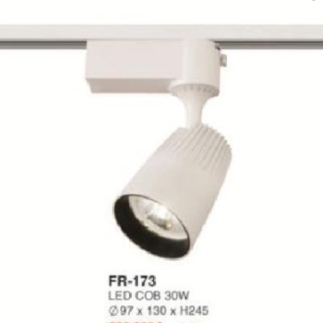 FR-173: Đèn rọi ray LED COB 30W , 1 chế độ ánh sáng (trắng/vàng)