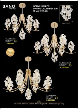 CATALOGUE ĐÈN SANO 2026-2027 ( Chiếc khấu từ 55%-58%)