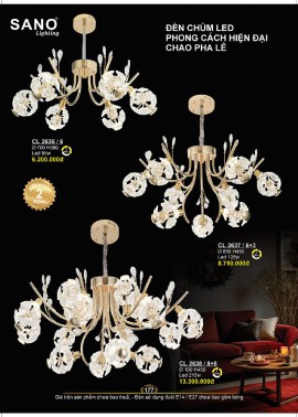 CATALOGUE ĐÈN SANO 2026-2027 ( Chiếc khấu từ 55%-58%)