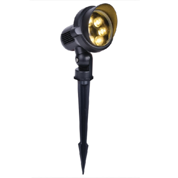 E - GC - 11: Đèn pha LED 6W ( Đèn pha ghim cỏ) - KT: Ø90mm x H340mm - Ánh sáng Xanh dương/Xanh lá/Đỏ