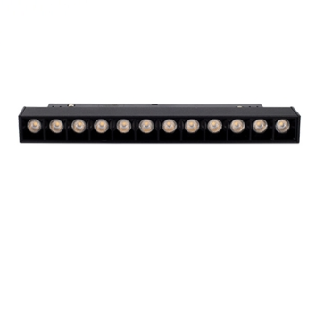 RNC-18SS-CRA: Đèn rọi ray Nam châm LED COB 18W - KT: L330mm x W22mm x H40mm - Đèn LED ánh sáng trắng /vàng/Trung tính