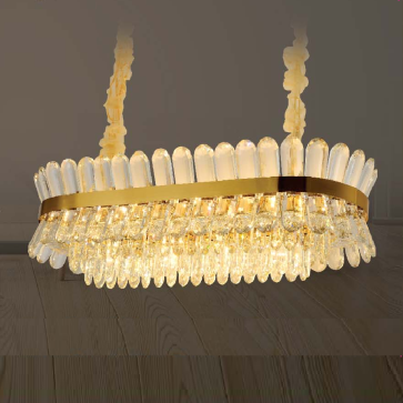 VE - TPL - 1859C: Đèn thả Phale ngang - KT: KT: L900mm x W400mm x H280mm - Đèn E14 x 12 bóng