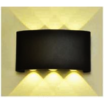 EU - CN - 187: Đèn gắn tường LED - KT: L180mm x W40mm x H100mm - Đèn LED 6 x 1W ánh sáng vàng