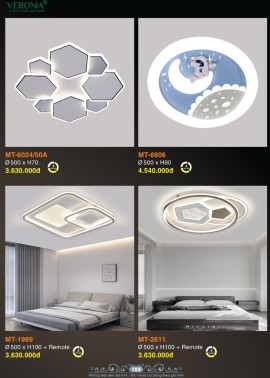 CATALOGUE ĐÈN VERONA 2026 ( CK từ 50%-60%)