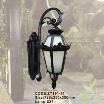 CODE: ZY191-11: Đèn gắn tường ngoài trời - KT: 788mm x 300mm x 380mm - Đèn E27 x 1 bóng