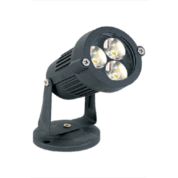 E - FN -191: Đèn pha LED ngoài trời 3W - KT: Ø70mm x H130mm - IP65 - Ánh sáng trắng/vàng