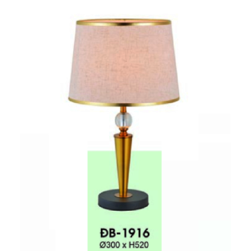 HF - ĐB - 1916: Đèn bàn/đèn đầu giường - KT: Ø300mm x H520mm - Bóng đèn E27 x 1 bóng