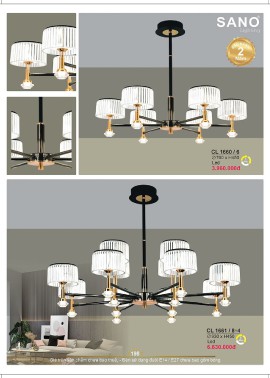 CATALOGUE ĐÈN SANO 2026-2027 ( Chiếc khấu từ 55%-58%)