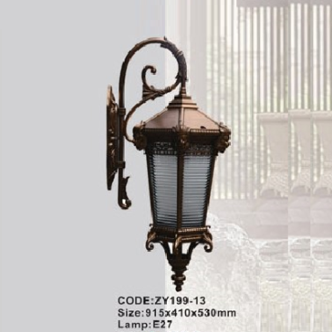 CODE: ZY199-13: Đèn gắn tường ngoài trời - KT: 915mm x 410mm x 530mm - Đèn E27 x 1 bóng