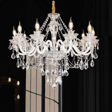 CNQT - 206/10 tay : Đèn chùm nến Phale 10 tay - KT: Ø800mm x H1200mm - Bóng đèn nến E14 x 10 bóng