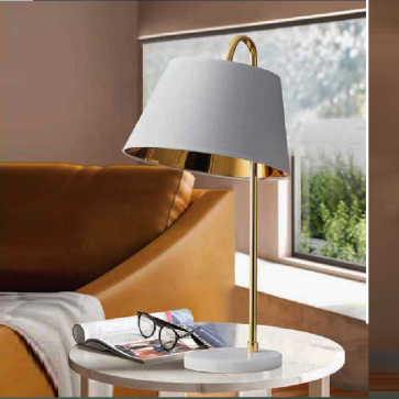 AU - ĐB - 2089/WH: Đèn đặt tủ đầu giường/ đèn bàn - KT: L290mm x H620mm - Bóng đèn E27 x 1 bóng