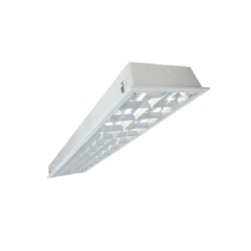 LDA209: Đèn máng phản quáng âm trần 2x 9W - KT:L 605mm x W300mm x H93mm - Bóng LED T8 2x9W - 1 chế độ ánh sáng (vàng/trắng)
