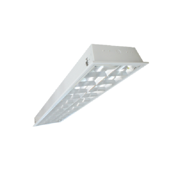 LDA209: Đèn máng phản quáng âm trần 2x 9W - KT:L 605mm x W300mm x H93mm - Bóng LED T8 2x9W - 1 chế độ ánh sáng (vàng/trắng)