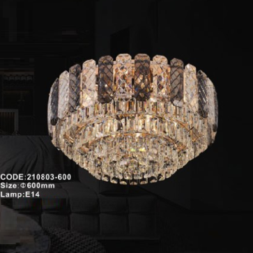 CODE : 210803 - 600: Đèn áp trần LED - KT: Ø600mm - Đèn LED