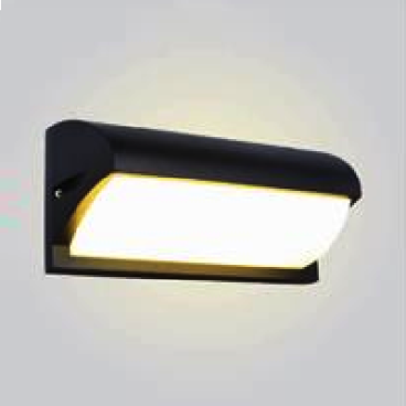 AN - VL - 211: Đèn gắn tường ngoài trời - KT: L120mm x W80mm X H250mm - Đèn LED 12W, ánh sáng vàng