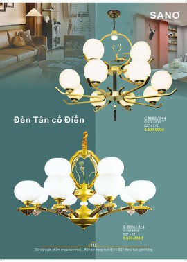 CATALOGUE ĐÈN SANO 2026-2027 ( Chiếc khấu từ 55%-58%)