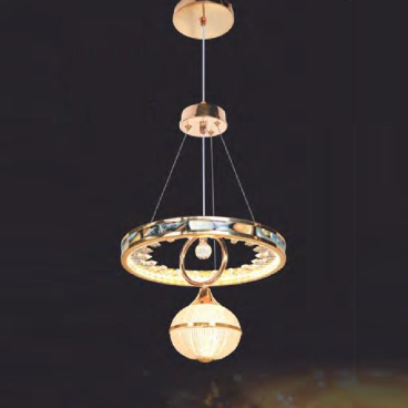 NB 2131: Đèn thả LED 1 bóng - KT: Ø300mm x H1000mm - Đèn LED 18W ánh sáng đổi 3 màu