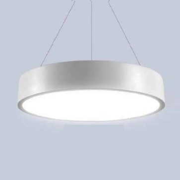 THCN 213B -18/trắng: Đèn thả tròn LED viền trắng dày 50mm - KT: Ø600mm x H50mm - Đèn LED đổi 3 màu