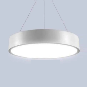 THCN 213B -18/trắng: Đèn thả tròn LED viền trắng dày 50mm - KT: Ø600mm x H50mm - Đèn LED đổi 3 màu