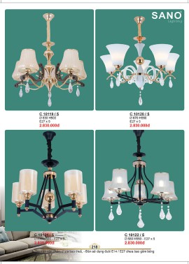 CATALOGUE ĐÈN SANO 2026-2027 ( Chiếc khấu từ 55%-58%)