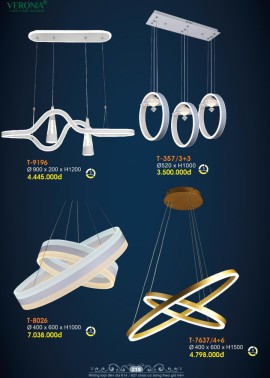 CATALOGUE ĐÈN VERONA 2026 ( CK từ 50%-60%)