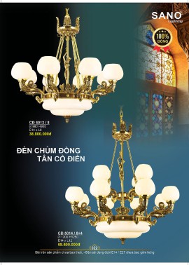 CATALOGUE ĐÈN SANO 2026-2027 ( Chiếc khấu từ 55%-58%)