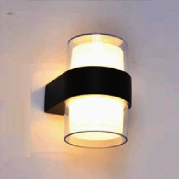 AN - VL - 221/2:  Đèn gắn tường ngoài trời - KT: L95mm x W104mm x H134mm - Đèn LED 10W ánh sáng vàng