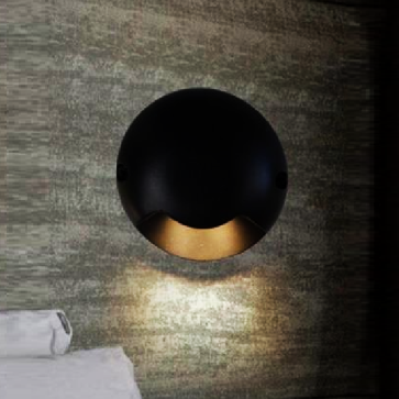 35 - VK 2216: Đèn gắn tường LED - KT: Ø95mm - Đèn LED ánh sáng vàng 3000K