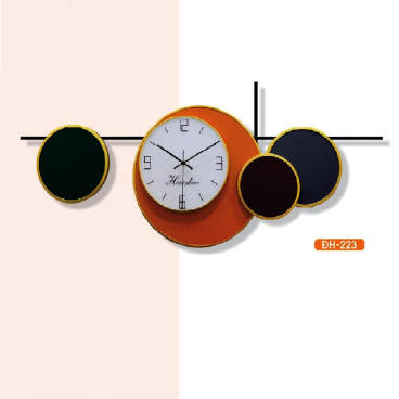HF - ĐH - 223: Đồng hồ trang trí  - KT:  L1000mm x H400mm