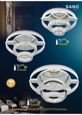 CATALOGUE ĐÈN SANO 2026-2027 ( Chiếc khấu từ 55%-58%)