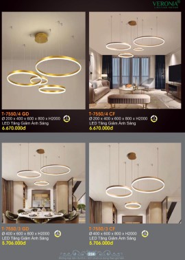 CATALOGUE ĐÈN VERONA 2026 ( CK từ 50%-60%)