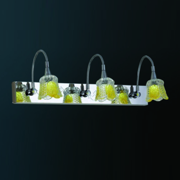 HF - SG - 2257/3: Đèn rọi gương/tranh 3 bóng  - KT: L450mm x W60mm x H180mm - Đèn LED 7W x 3 ánh sáng đổi 3 màu