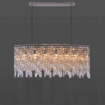 35 - TPL2278N1000: Đèn thả Phale ngang - KT: L1000mm x H300mm - Bóng đèn E14 x 14 bóng