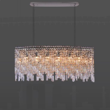 35 - TPL2278N1000: Đèn thả Phale ngang - KT: L1000mm x H300mm - Bóng đèn E14 x 14 bóng