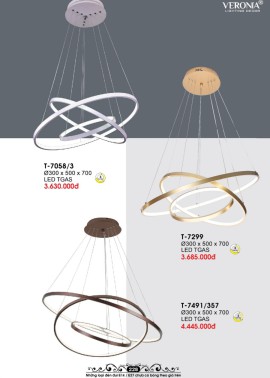 CATALOGUE ĐÈN VERONA 2026 ( CK từ 50%-60%)