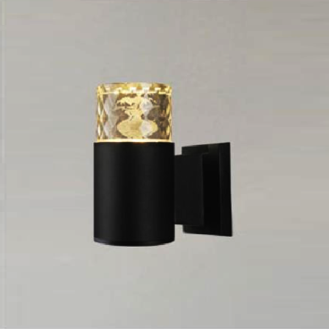 SN - GC 2292: Đèn gắn tường ngoài trời - KT: Ø65mm x H160mm - Đèn LED 7W, ánh sáng đổi 3 màu