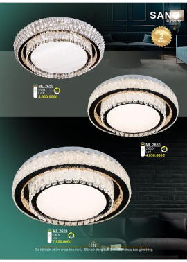 CATALOGUE ĐÈN SANO 2026-2027 ( Chiếc khấu từ 55%-58%)