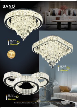 CATALOGUE ĐÈN SANO 2026-2027 ( Chiếc khấu từ 55%-58%)