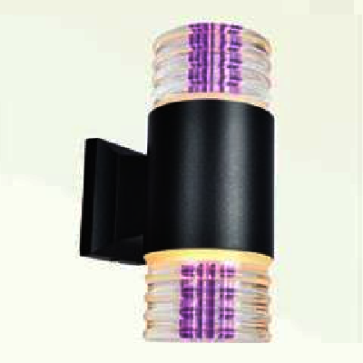 AN - NT - 2359/2: Đèn gắn tường ngoài trời - KT: Ø90mm x H210mm - Đèn LED ánh sáng vàng 3500K