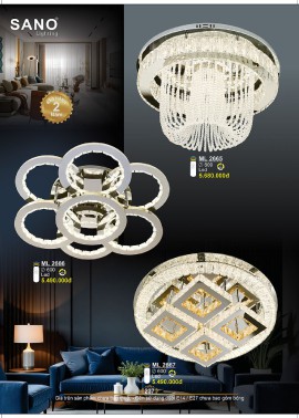 CATALOGUE ĐÈN SANO 2026-2027 ( Chiếc khấu từ 55%-58%)