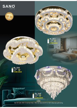 CATALOGUE ĐÈN SANO 2026-2027 ( Chiếc khấu từ 55%-58%)