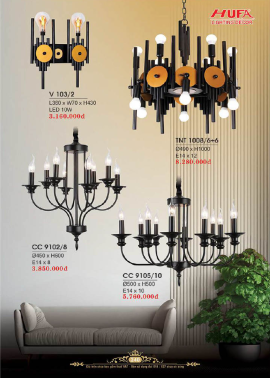 CATALOGUE ĐÈN HUFA ( CK TỪ 55%-65%)
