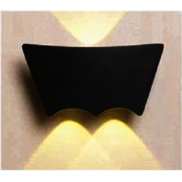 EU - CN - 243: Đèn gắn tường LED - KT: L155mm x W45mm x H80mm - Đèn LED 3 x 1W ánh sáng vàng