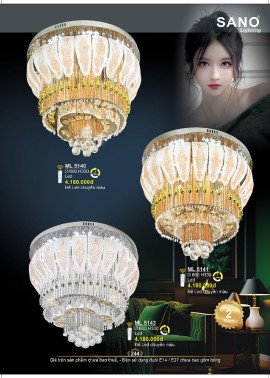 CATALOGUE ĐÈN SANO 2026-2027 ( Chiếc khấu từ 55%-58%)