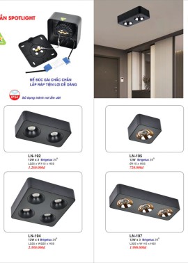 CATALOGUE ĐÈN TRANG TRÍ EUROTO 2025 ( CK từ 55%-60%)