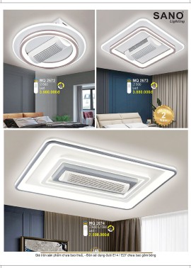 CATALOGUE ĐÈN SANO 2026-2027 ( Chiếc khấu từ 55%-58%)