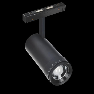 RNC-26: Đèn rọi ray Nam châm LED COB 20W - KT: Ø58mm x H162mm - 1 chế độ ánh sáng (trắng /vàng)