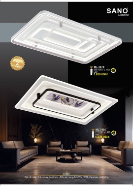 CATALOGUE ĐÈN SANO 2026-2027 ( Chiếc khấu từ 55%-58%)