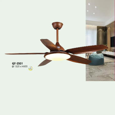 QT - 2501: Quạt trần đèn 5 cánh